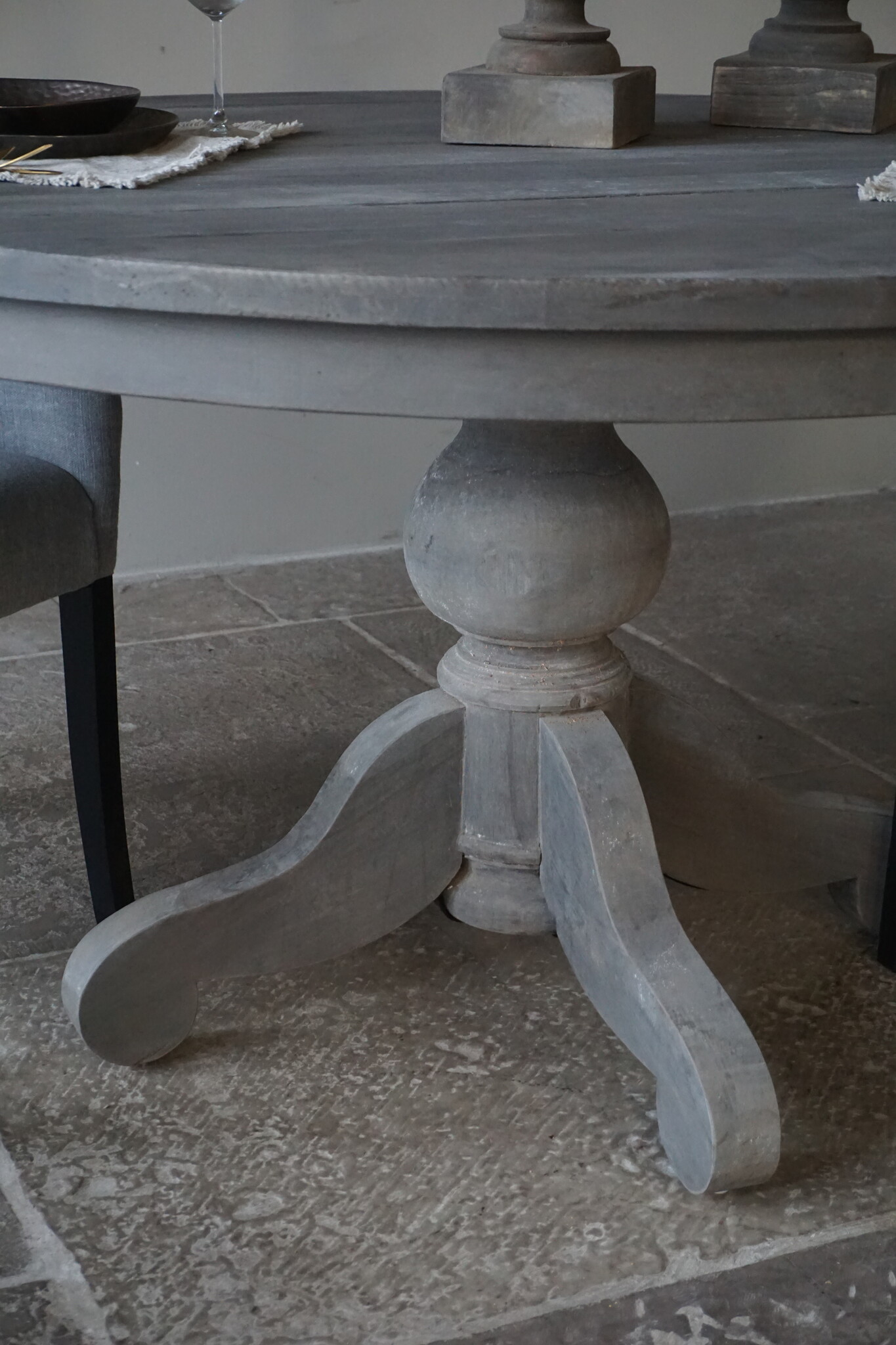 Rene Houtman Eetkamertafel Rond | Grijs | Ø140 cm x H78 cm