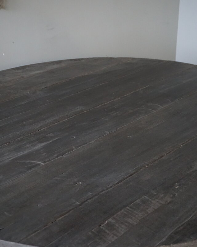 Rene Houtman Eetkamertafel Rond | Grijs | Ø160 cm x H80 cm