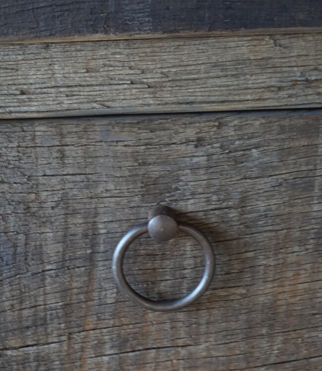 Rene Houtman Sidetable Oud Eikenhout Geborsteld | H90xB150xD45 cm