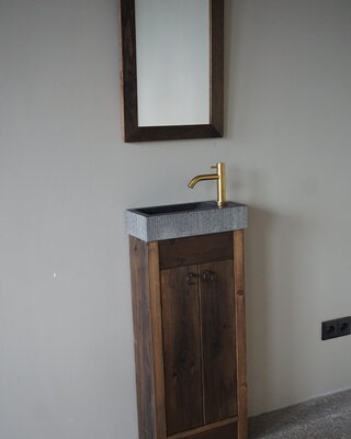 Rene Houtman Oud Grenenhout Landelijk Toiletmeubel