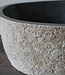 Rene Houtman Medium Stenen Waskom + Spoelgat B30xD30xH14 cm