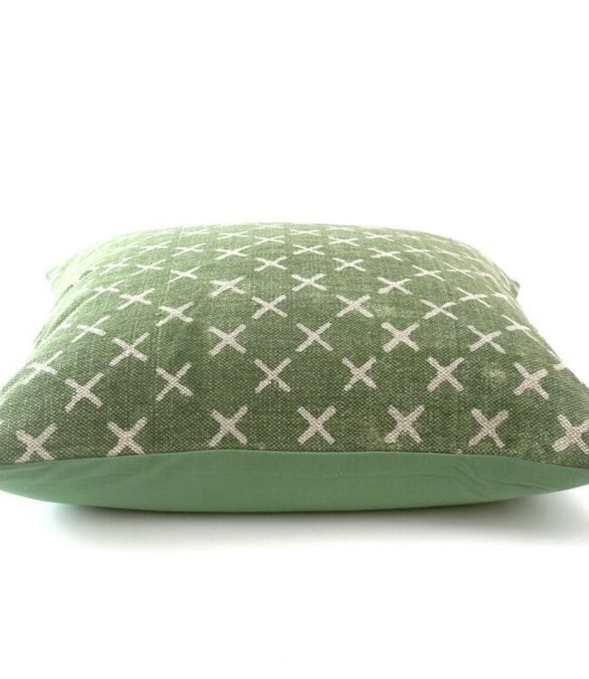 Rene Houtman Jim Katoenen Kussenhoes | 50x50 | Groen