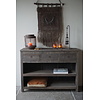 Sidetable | Oud Hout | 3 Lades | H91,5 x B121 x D40 cm