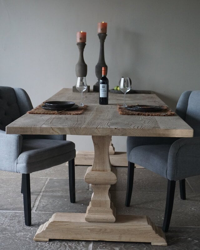 Rene Houtman Kloostertafel Licht Eiken | L260xB100xH78 cm