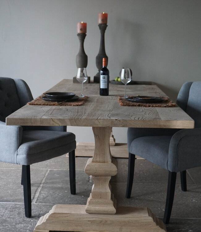 Rene Houtman Kloostertafel Licht Eiken | L260xB100xH78 cm