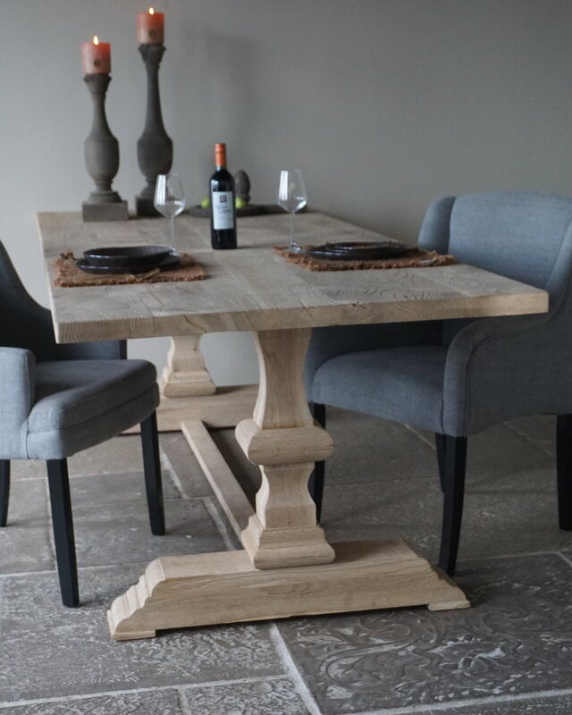 Rene Houtman Kloostertafel Licht Eiken | L260xB100xH78 cm
