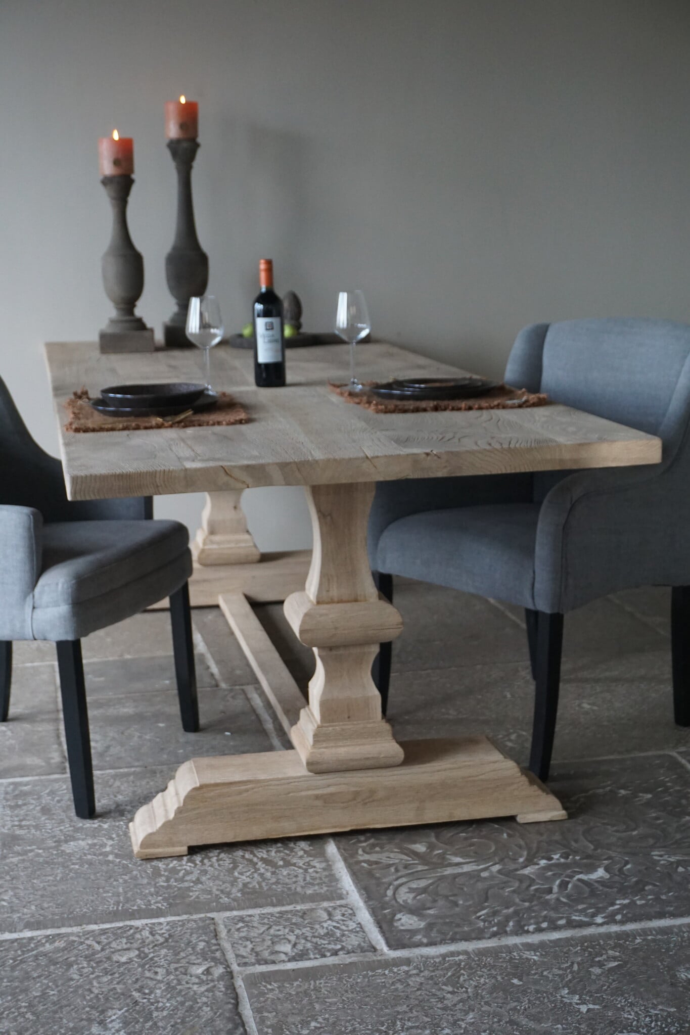 Rene Houtman Kloostertafel Licht Eiken | L260xB100xH78 cm
