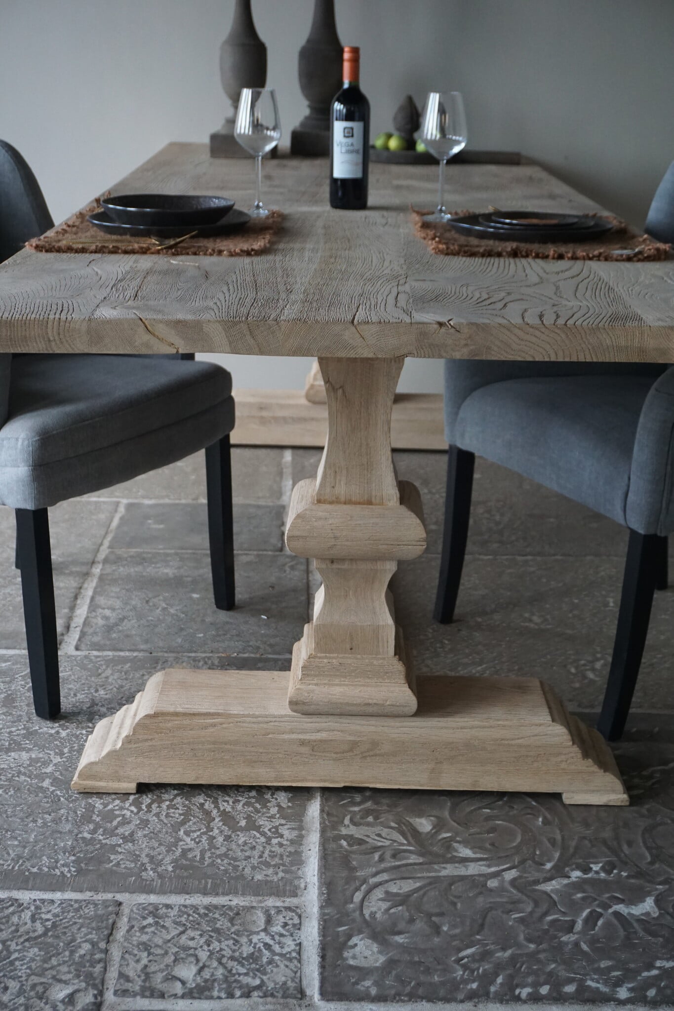 Rene Houtman Kloostertafel Licht Eiken | L260xB100xH78 cm