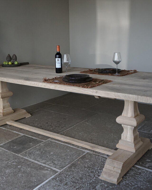 Rene Houtman Kloostertafel Licht Eiken | L260xB100xH78 cm