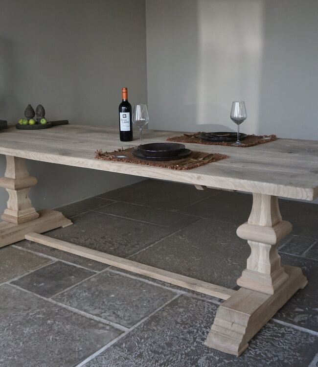Rene Houtman Kloostertafel Licht Eiken | L260xB100xH78 cm