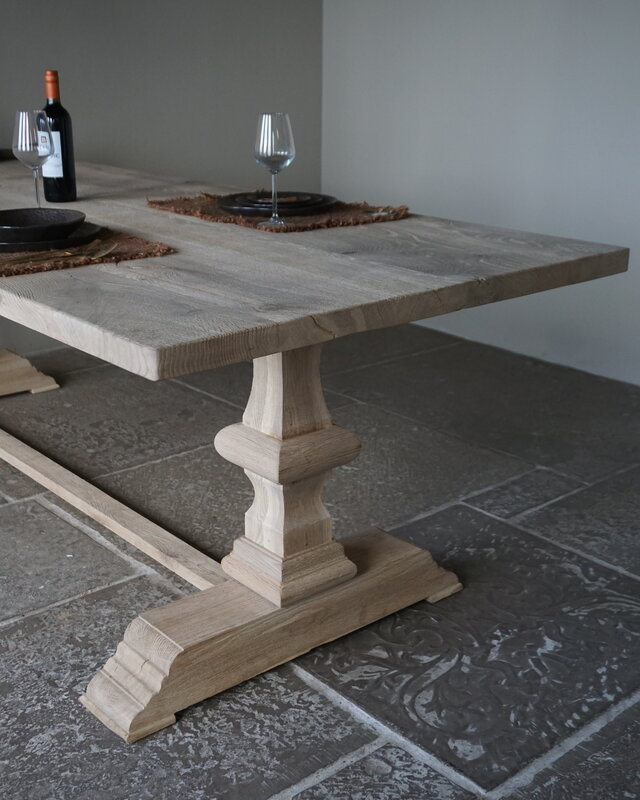 Rene Houtman Kloostertafel Licht Eiken | L260xB100xH78 cm