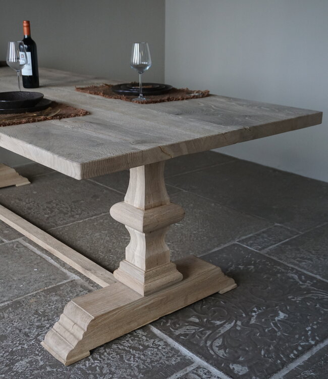 Rene Houtman Kloostertafel Licht Eiken | L260xB100xH78 cm