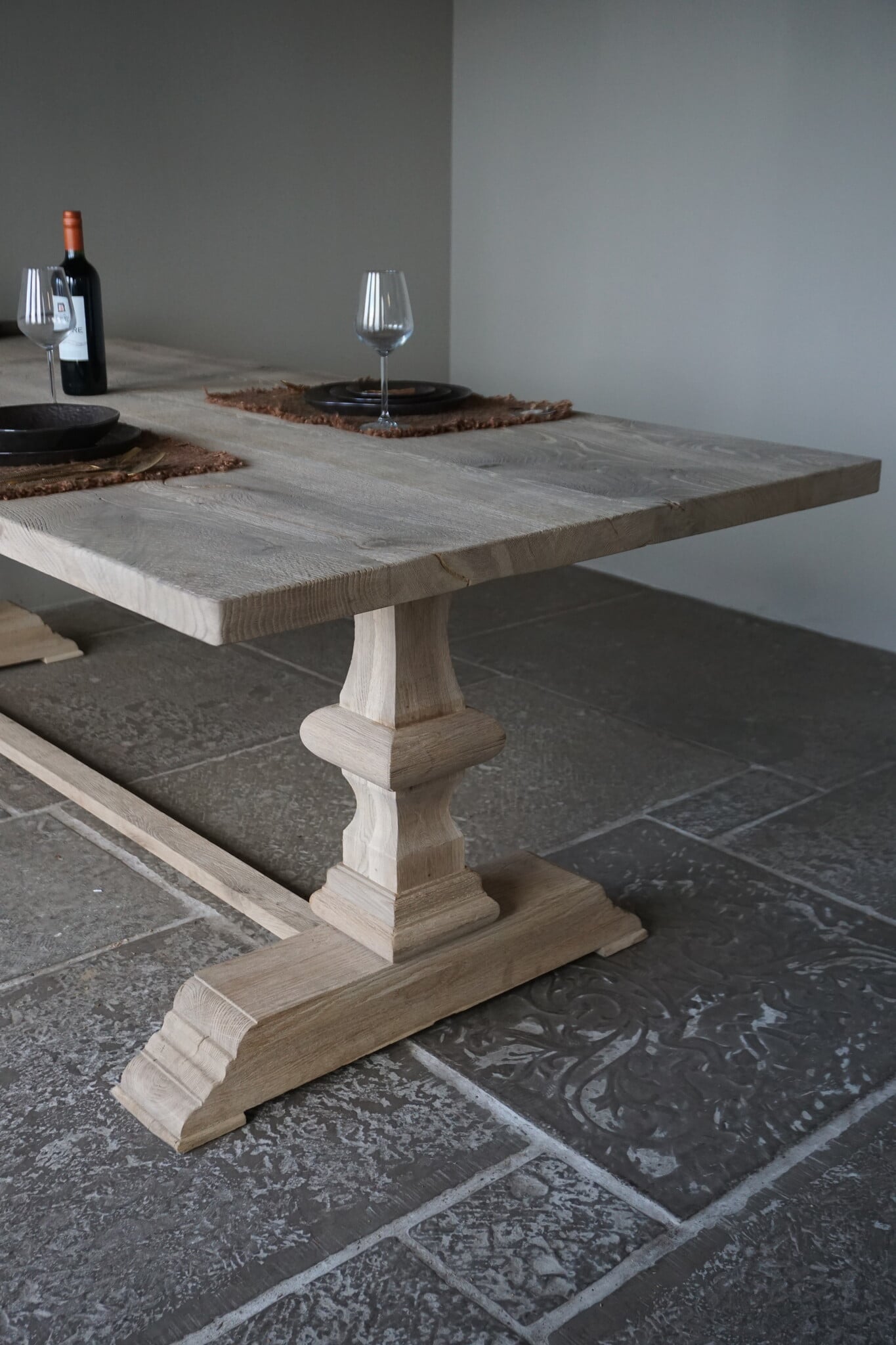Rene Houtman Kloostertafel Licht Eiken | L260xB100xH78 cm