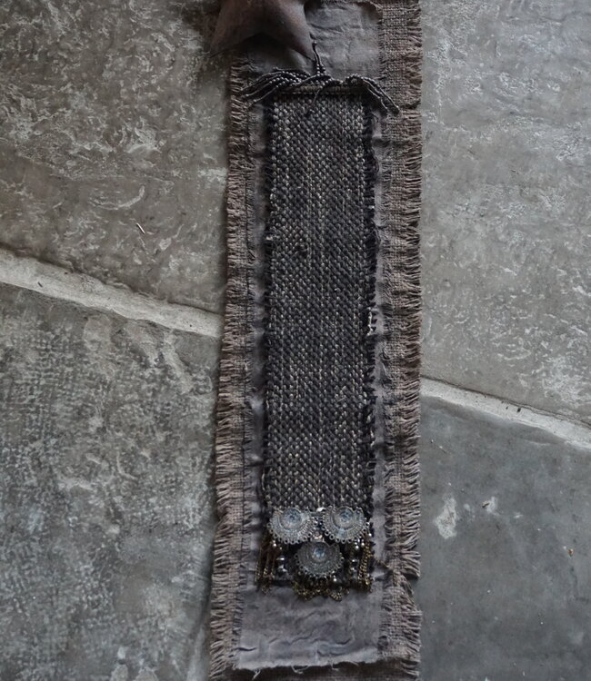 Rene Houtman Deurhanger Met Kerstster En Franjes | L19 X B18 cm