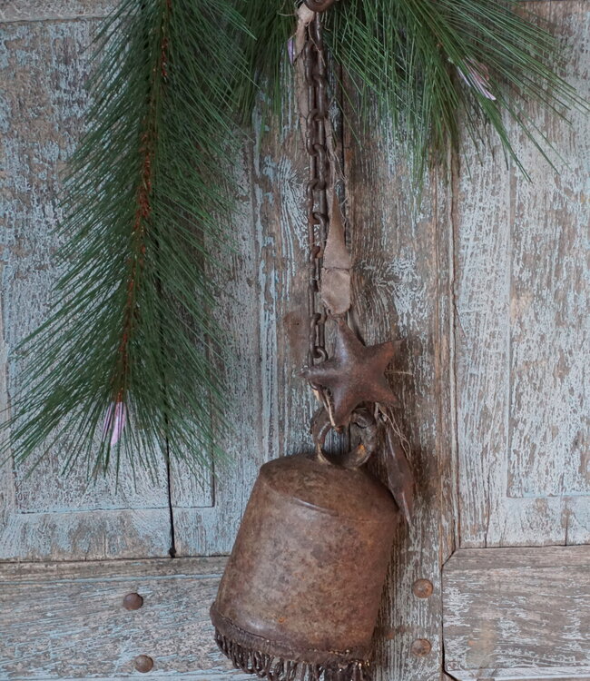 Rene Houtman Koebel Met Decolint en Hangers | L60 cm