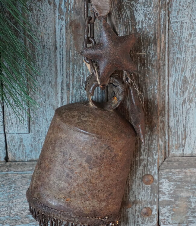 Rene Houtman Koebel Met Decolint en Hangers | L60 cm