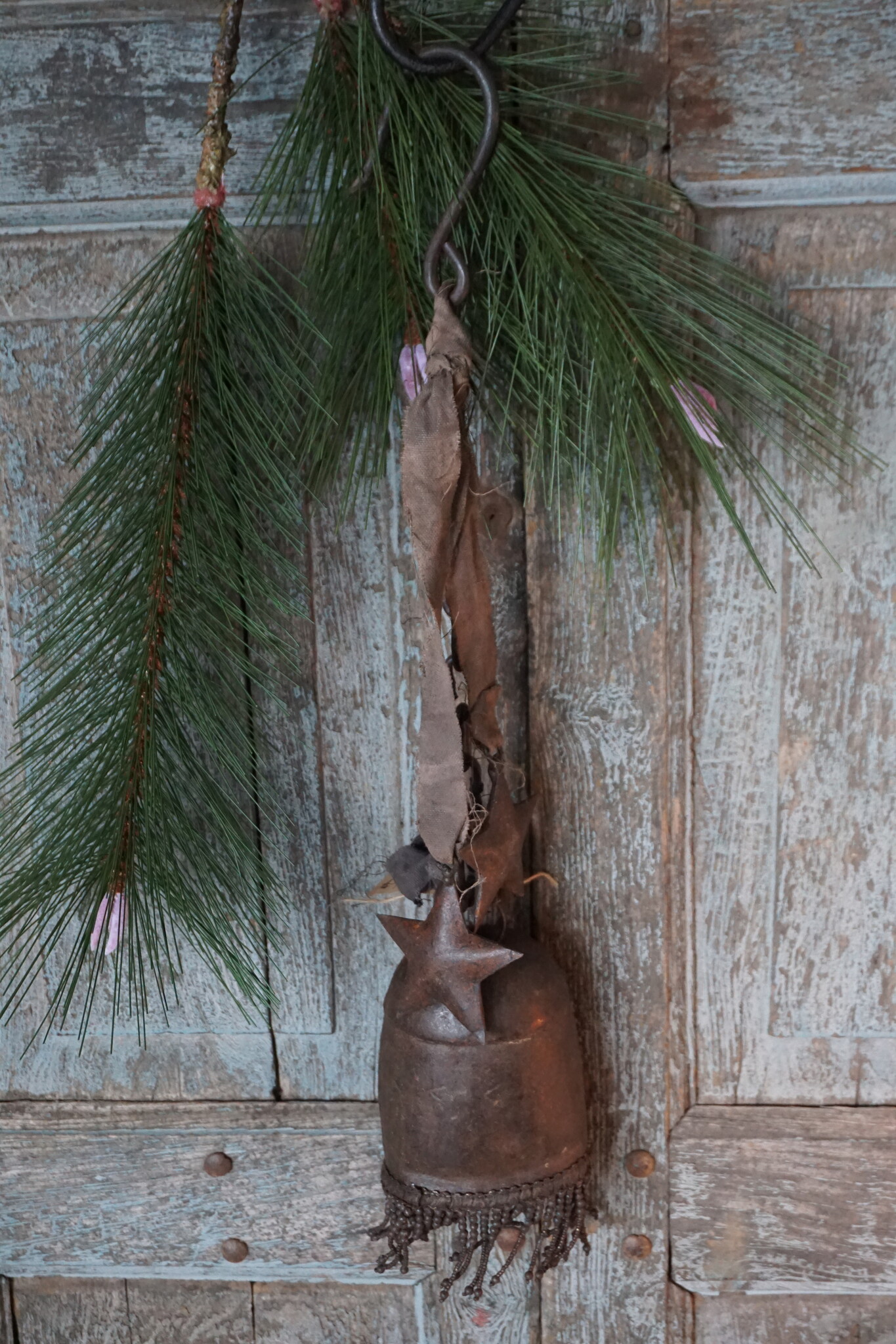 Rene Houtman Koebel Met Lange Franjes En Decolint | L55 cm