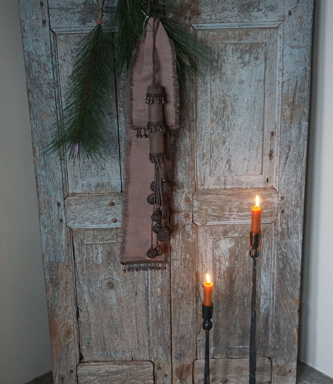 Rene Houtman Decolint Met Houten Klos | H74 x B13 cm