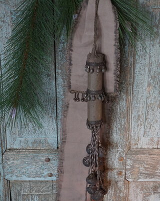 Rene Houtman Decolint Met Houten Klos | H74 x B13 cm