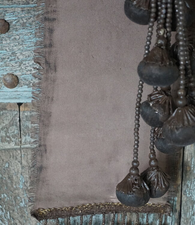 Rene Houtman Decolint Met Houten Klos | H74 x B13 cm