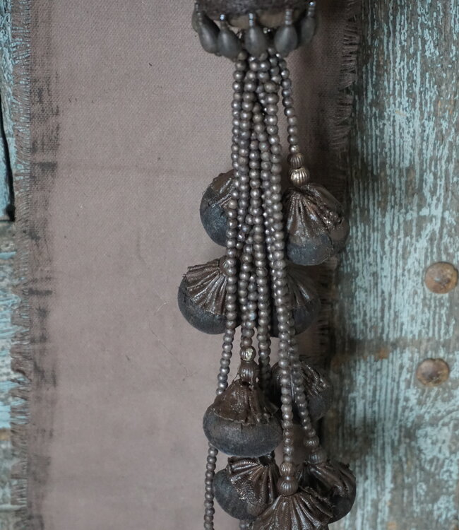 Rene Houtman Decolint Met Houten Klos | H74 x B13 cm