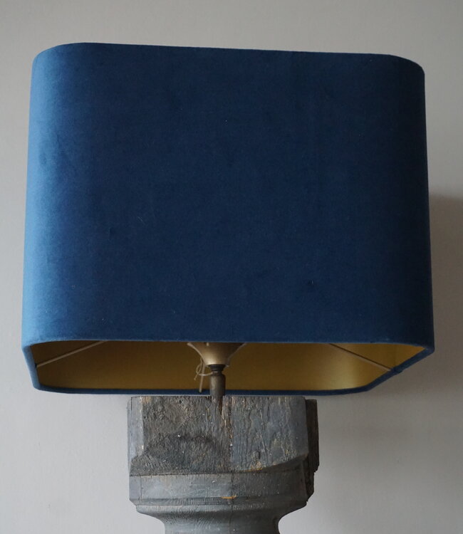 Rene Houtman Lampenkap Vierkant | Blauw | H25,5xB15xD15 cm