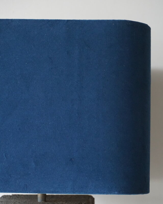 Rene Houtman Lampenkap Vierkant | Blauw | H25,5xB15xD15 cm