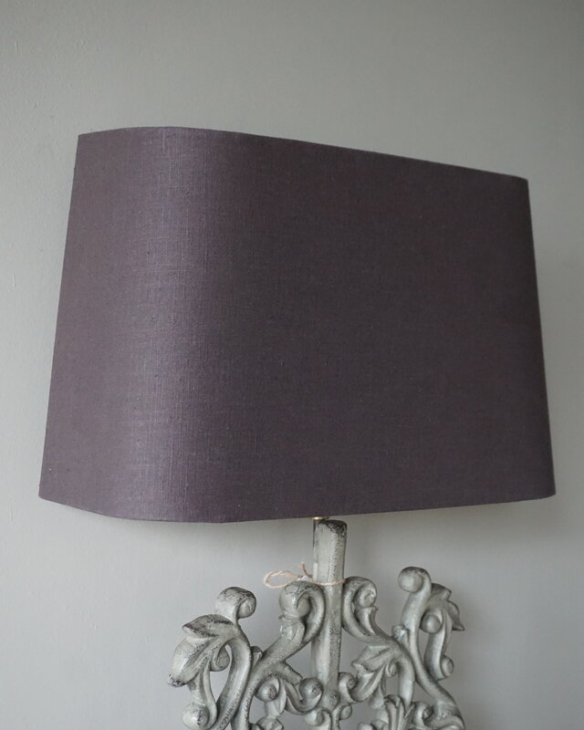 Rene Houtman Lampenkap Wand | Linnen | Aubergine | H29xB41xD14 cm