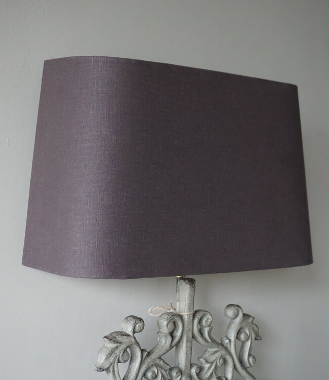 Rene Houtman Lampenkap Wand | Linnen | Aubergine | H29xB41xD14 cm