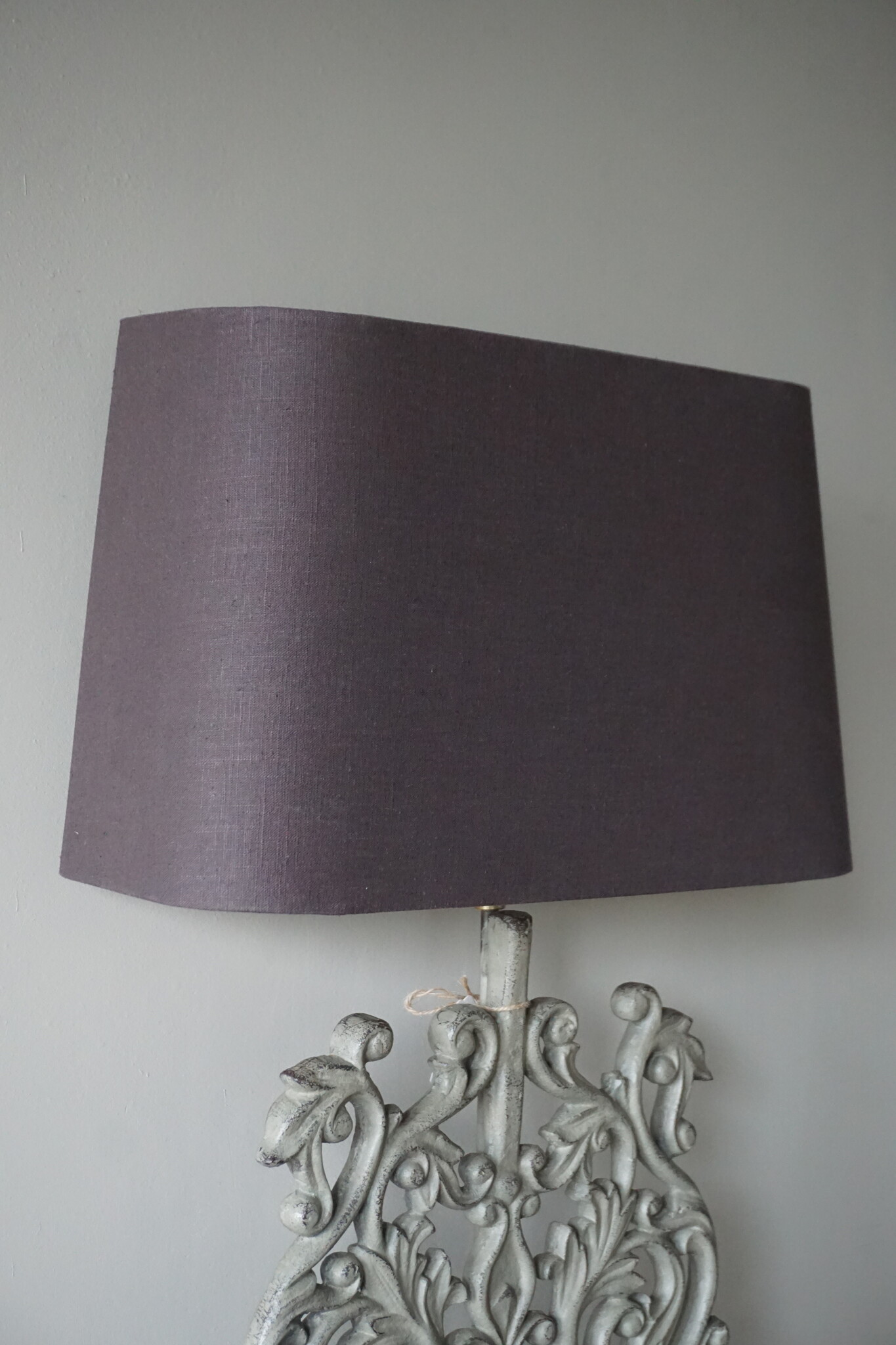 Rene Houtman Lampenkap Wand | Linnen | Aubergine | H29xB41xD14 cm