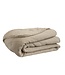 LEEFF BY NETTY Plaid Phileine taupe  | 170 x 130 cm