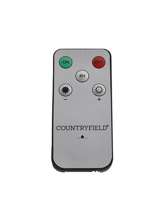 Countryfield LED Kaars Afstandsbediening | Lyon | Zwart