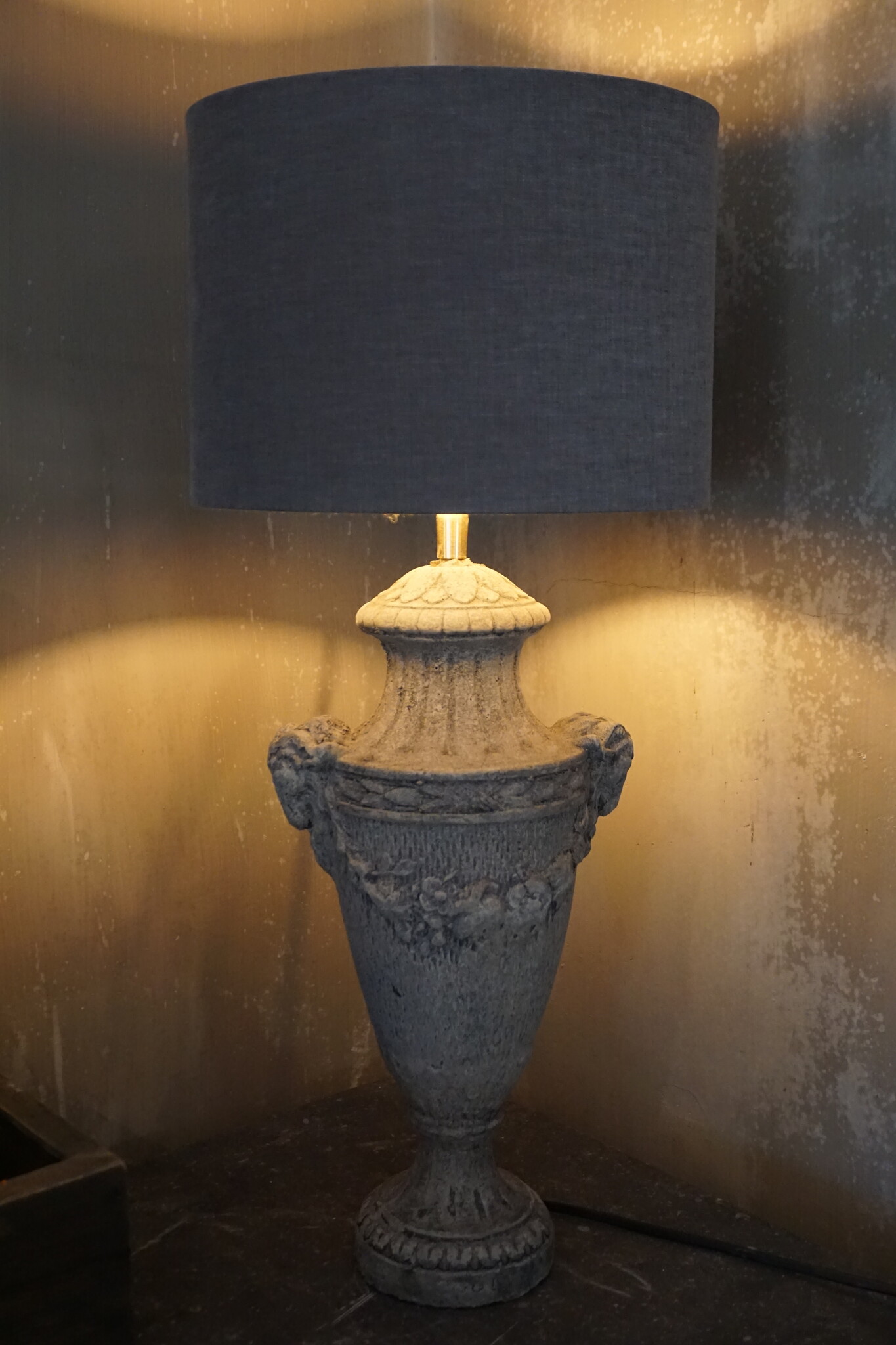 Rene Houtman Lampenkap Cilinder Stone | H19 x Ø25 cm