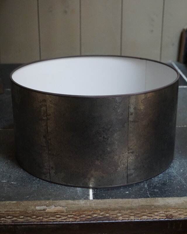 Rene Houtman Lampenkap Cilinder | Metallic | H20 x Ø40 cm
