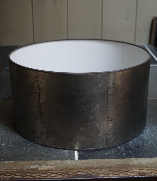 Rene Houtman Lampenkap Cilinder | Metallic | H20 x Ø40 cm