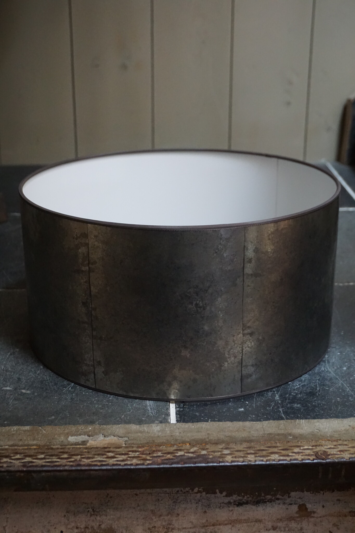 Rene Houtman Lampenkap Cilinder | Metallic | H20 x Ø40 cm