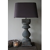 Balusterlamp Oud Hout Robuust 65 cm