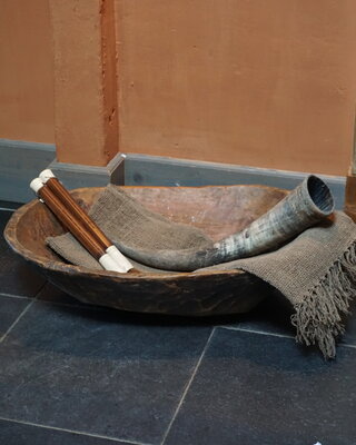 Rene Houtman Grote Houten Bak | H17 x B67 x D46 cm
