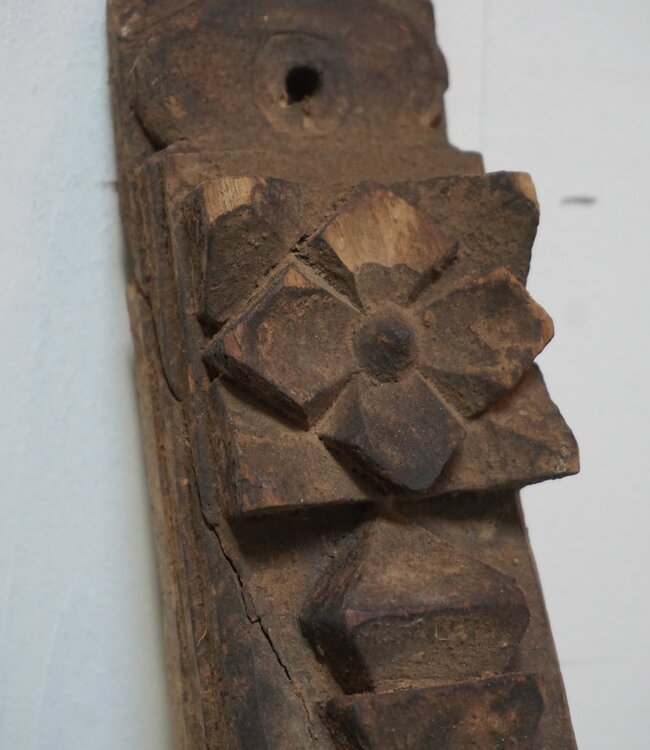 Rene Houtman Houten Wand Ornament | H34 x B7 cm