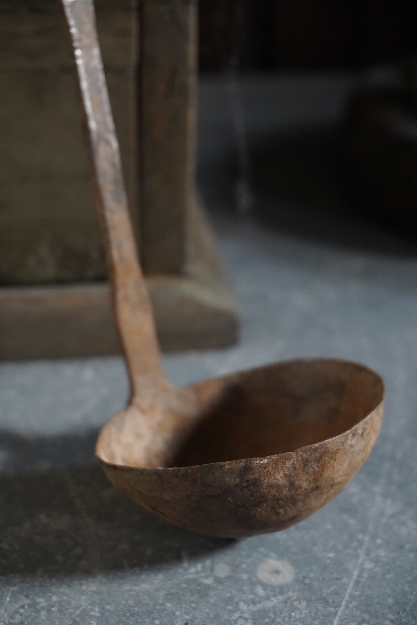 Rene Houtman Authentieke IJzeren Lepel | H30 x D6 cm