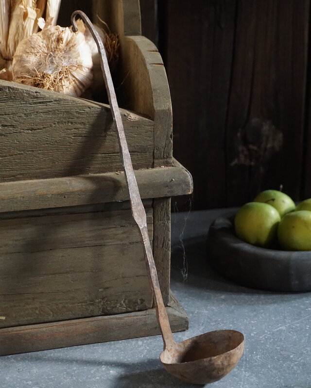 Rene Houtman Authentieke IJzeren Lepel | H30 x D6 cm