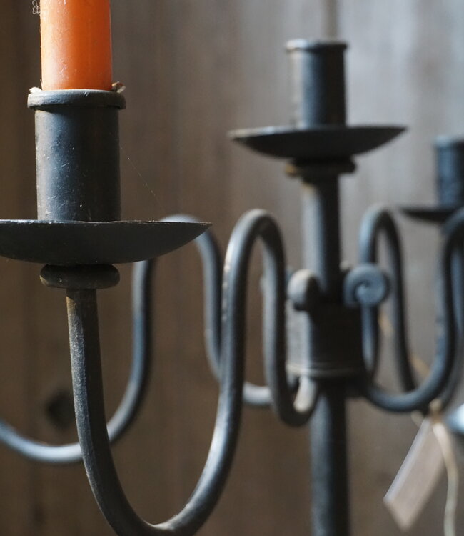 Rene Houtman Kaarsenstandaard 4-Arm | Gietijzer | H157xB44 cm