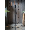 Kaarsenstandaard 4-Arm | Gietijzer | H157xB44 cm