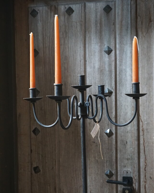 Rene Houtman Kaarsenstandaard 4-Arm | Gietijzer | H157xB44 cm