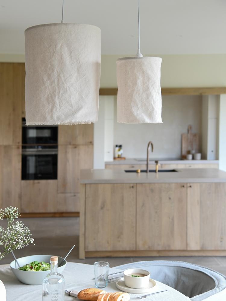 LEEFF Lamp Liv | S | Linnen | H34 x Ø20 cm