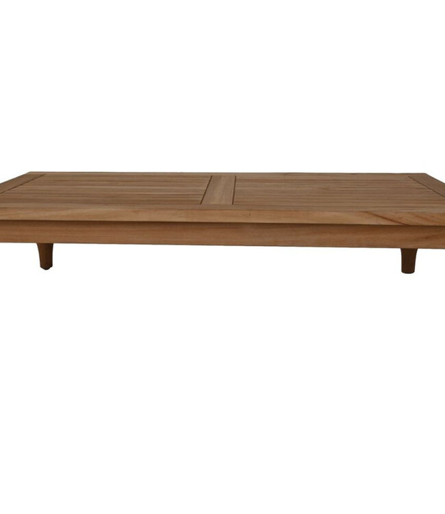 HSM Collection Bahama salontafel tuin - 125x70x30 - naturel -  teak