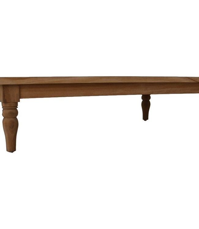 HSM Collection Bahama salontafel tuin - 125x70x30 - naturel -  teak