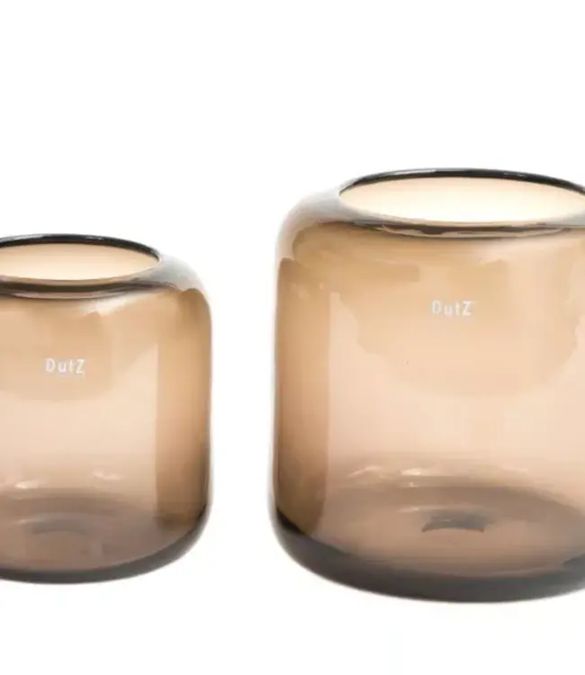 DutZ Vaas Mazurka | Rook Bruin | H26xD26 cm