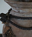 Rene Houtman Nepalese Houten Pot | Incl. Ketting | H37xD21 cm