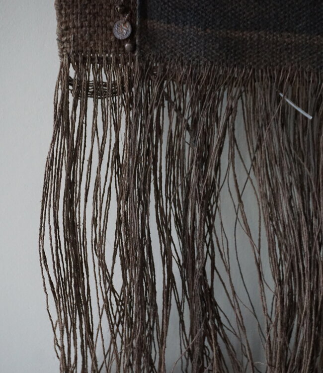 Rene Houtman Wanddoek Met Franjes En Muntjes | H100 x B65 cm